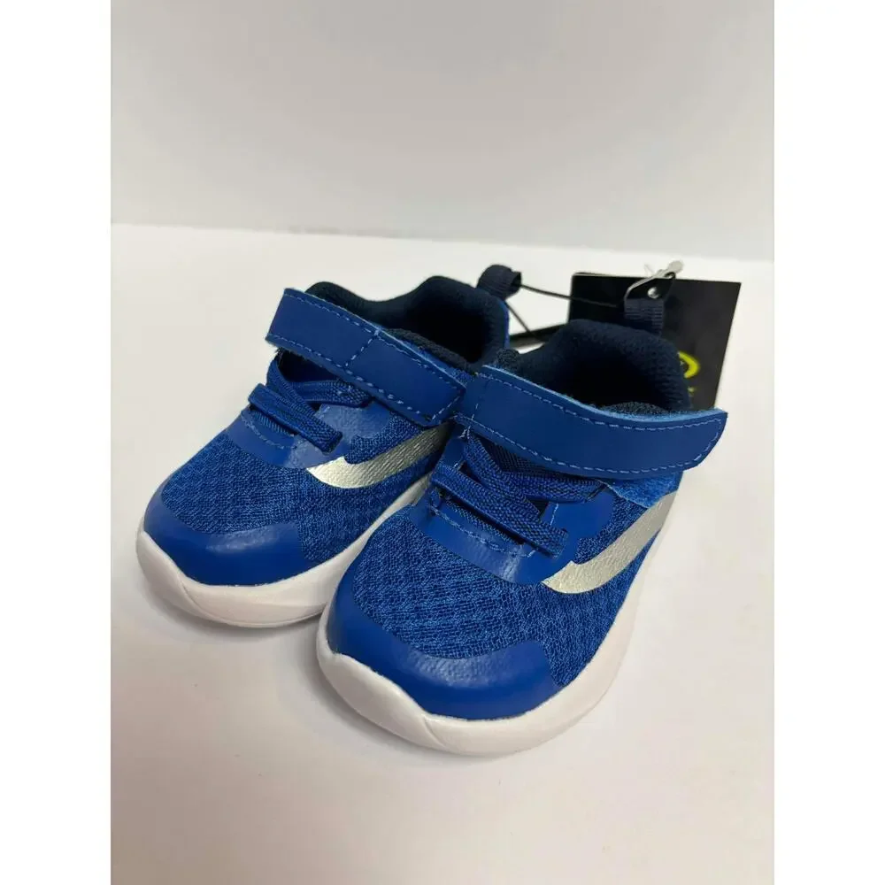 Infant Boys‎ Athletic Works Shoes Size 3 Blue Strap Shoes NWT